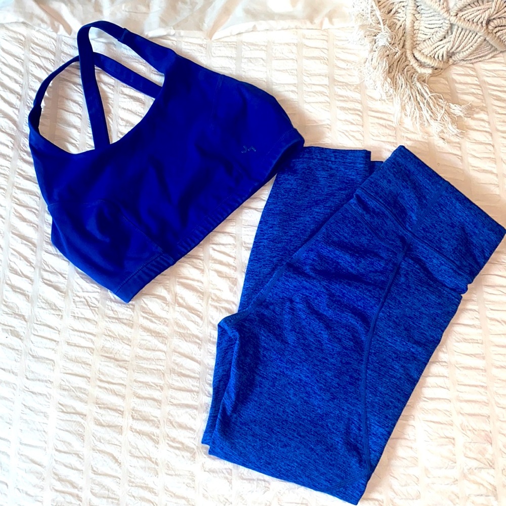 Joy Lab Cobalt Blue pants and sports bra